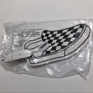 Vans luggage tag white